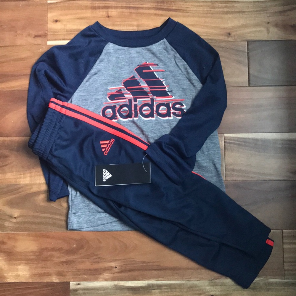 NWT 2 piece boys adidas set